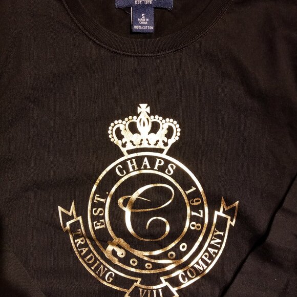 Women Tops 4 pc lot size SMALL New with tags Chaps Long Sleeve Tee Pullover - Picture 8 of 14